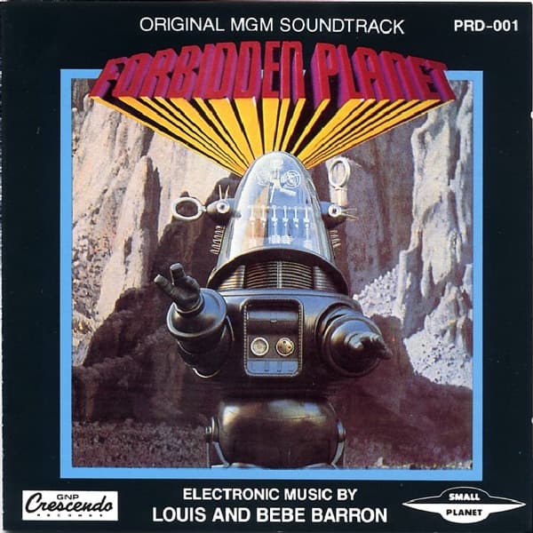 Forbidden Planet by Louis and Bebe Barron, album cover